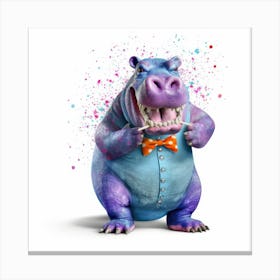 Hippo 1 Canvas Print