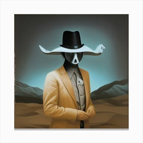 Man In A Hat 1 Canvas Print