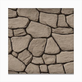 Stone Wall 107 Canvas Print