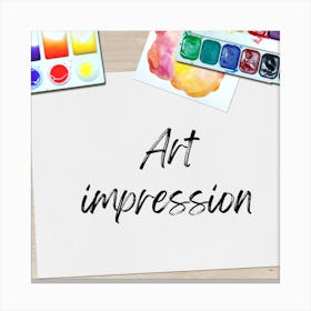 Impression Canvas Print