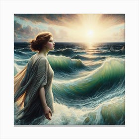 Mermaid Women 1 Canvas Print