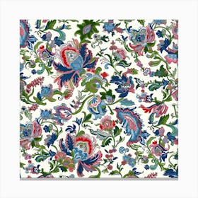 Petalgrove London Fabrics Floral Pattern 3 Canvas Print