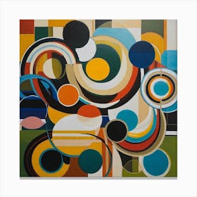 Abstract Circles Canvas Print