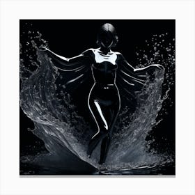 Woman In Water 5 Canvas Print