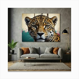 Jaguar Canvas Art Canvas Print