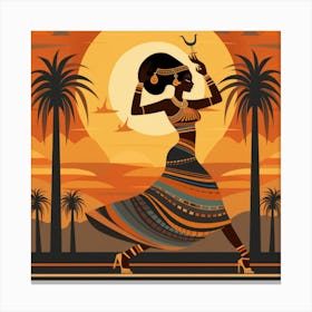 Egyptian Woman 16 Canvas Print