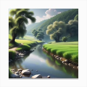 Landscape Painting 166 Canvas Print