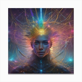 Psychedelic Woman 4 Canvas Print