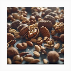 Nuts And Seeds 14 Canvas Print