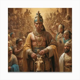 King Of Egypt Art print paintings Canvas Print