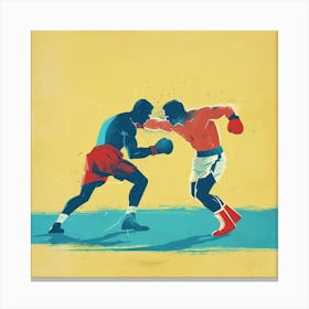 Boxing - Boxing Footage Canvas Print