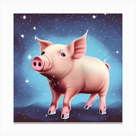 The Pig Canvas Print