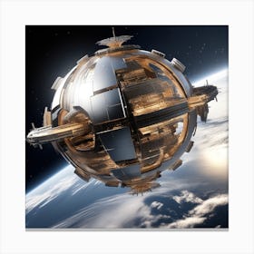 Spaceship 82 Canvas Print