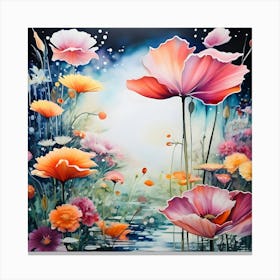 Poppies 2 Canvas Print