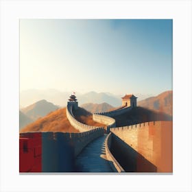 Great Wall Of China 3 Canvas Print