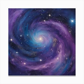 Galaxy Painting 1 Canvas Print