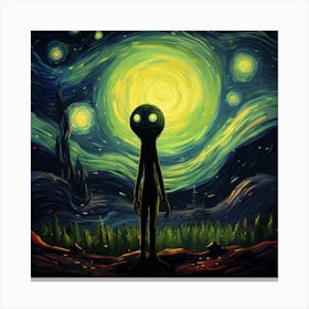 Alien Starry Wonder Canvas Print