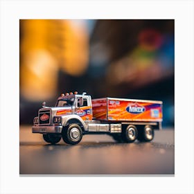 Toy Truck Canvas Print