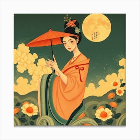 Geisha 34 Canvas Print