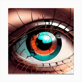 I put an eye on you Serie 2 Canvas Print