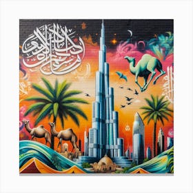 Burj Khalifa Canvas Print