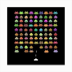 Fashionable Invaders Canvas Print