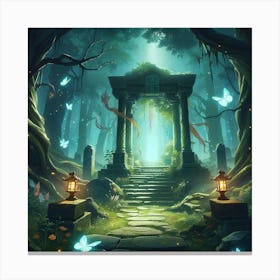 Fairytale Forest Canvas Print