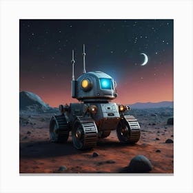 Robot Exploration Canvas Print