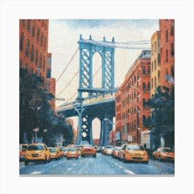 Manhattan Bridge Canvas Print