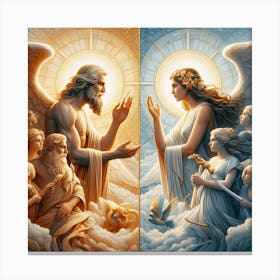 Angels And Demons 1 Canvas Print