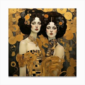Default Klimt Ladies Art Print 0 (2) Canvas Print