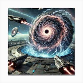 Singularity Storm Engine Canvas Print