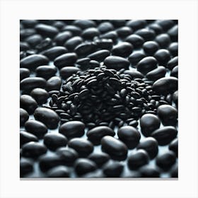 Black Beans 11 Canvas Print