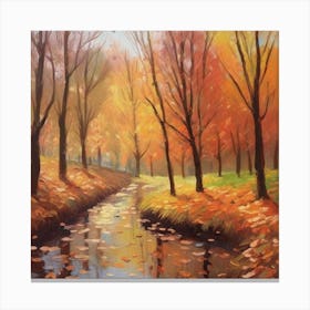 Autumnal Spring Art Print Canvas Print