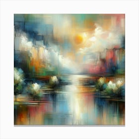 Abstract Cityscape 1 Canvas Print