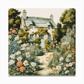 French Cottage Canvas Print