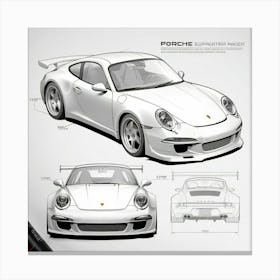 Porsche 911 Gt3 3 Canvas Print