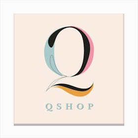 Qshop Logo Canvas Print
