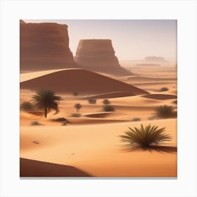 Desert Landscape 107 Canvas Print