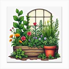 Garden Box Canvas Print