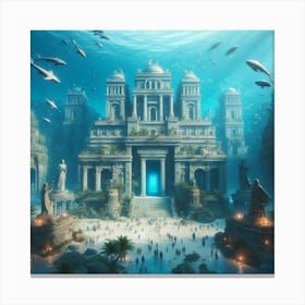 Underwater City Canvas Print