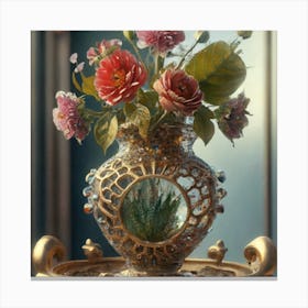 Vase Unique And Rare Decorative Antique 10 Canvas Print