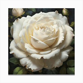 White Rose Canvas Print