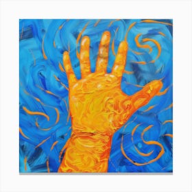 Hand Of Fire 1 Canvas Print