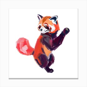 Red Panda 03 Canvas Print