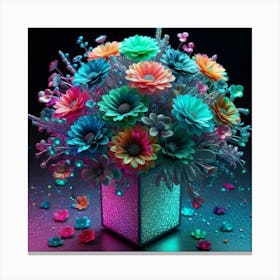 Flowers In A Vase 5 Canvas Print