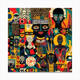 African Pattern Canvas Print