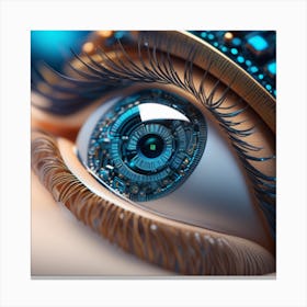 Eye Of The Future Canvas Print