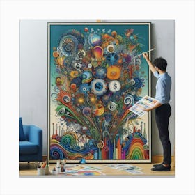 Jigsaw Puzzle Canvas Print