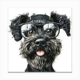 Schnauzer 40 Canvas Print